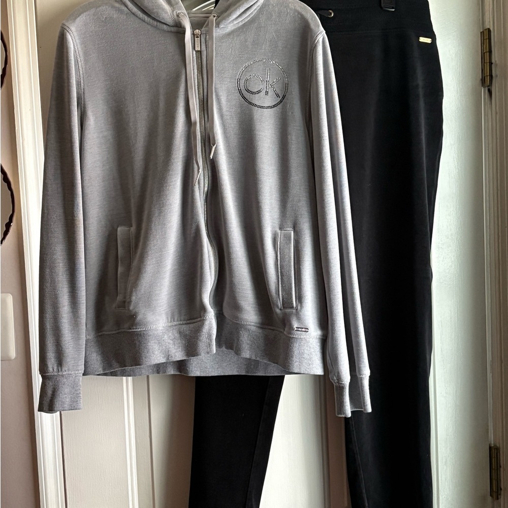 Calvin Klein velour sweats set FREE SHIPPING